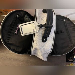 Very large two-compartment makeup bag from Victoria's Secret.